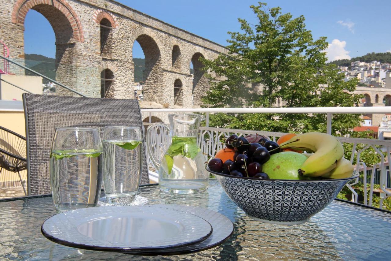 Under The Aqueduct Boutique House Apartment Kavala Bagian luar foto
