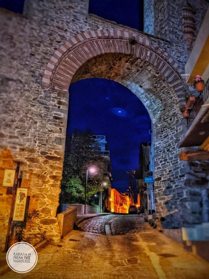 Under The Aqueduct Boutique House Apartment Kavala Bagian luar foto
